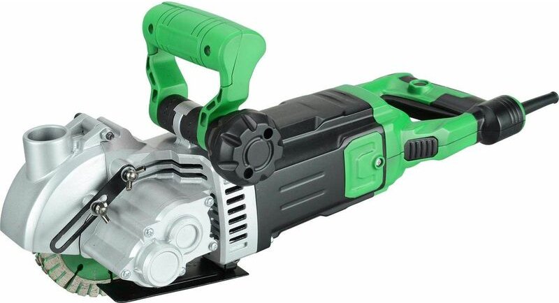 JHS-4240 Wasser- und Trocken Mauernutfräse 2400W 6500 U/min max Tiefe 42mm, max Breite 40mm Mauerfräse Schlitzfräse - Va...