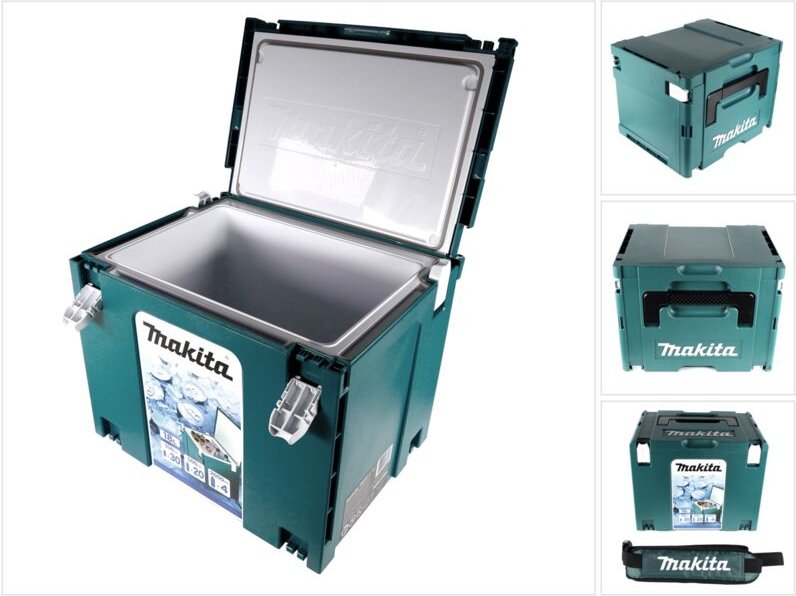 Makita - Makpac 4 System Koffer Cool Case Kühlbox 18 Liter Volumen mit Isolierauskleidung ( 198253-4 )