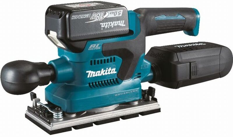 Makita - Schwingschleifer DBO380RTJ (2 x 5,0 Ah + DC18RC + makpac 3)