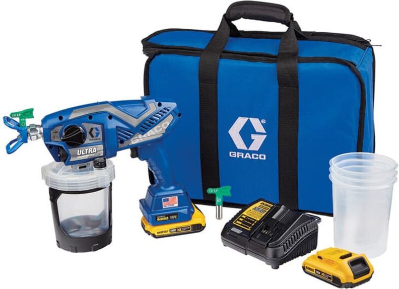 Ultra Akku-Airless-Spritzgerät 18V (2x2,0 Ah) 138 bar Graco 17M366