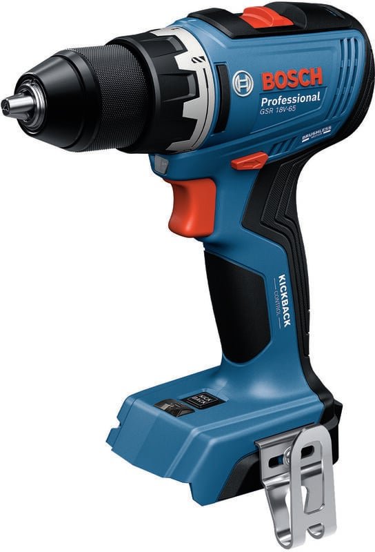 Thumbnail - Bosch Professional - Bosch gsb 18V-65 Professional Akku Schlagbohrschrauber 18 v 65 Nm ( 06019N3300 ) Brushless Solo - o...