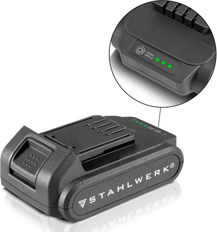 Stahlwerk - Akku 2Ah 20 v Li-Ion Ersatzakku für Akkuschrauber Akkubohrer