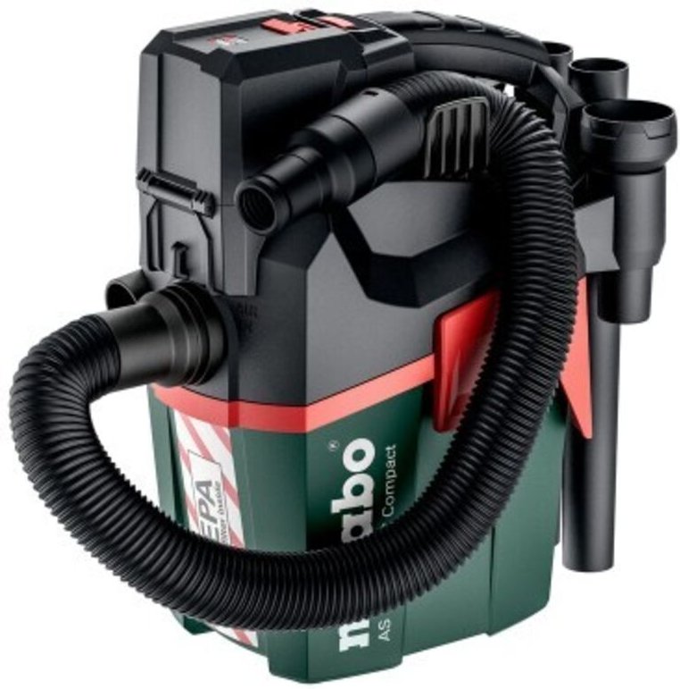 Akku Sauger Metabo as 18 hepa pc Compact 18V, ohne Akku, ohne Ladegerät