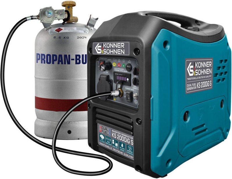Könner&söhnen - dimax LPG/Benzin-Inverter-Generator ks 2000iG s
