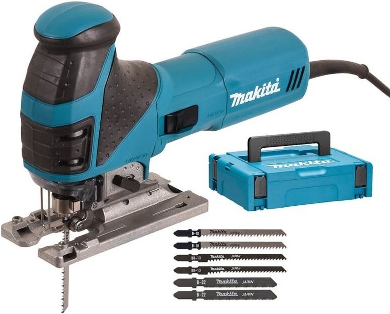 Makita - Stichsäge 4351FCTJ 720W mit 6 Sägeblättern im Makpac-Koffer