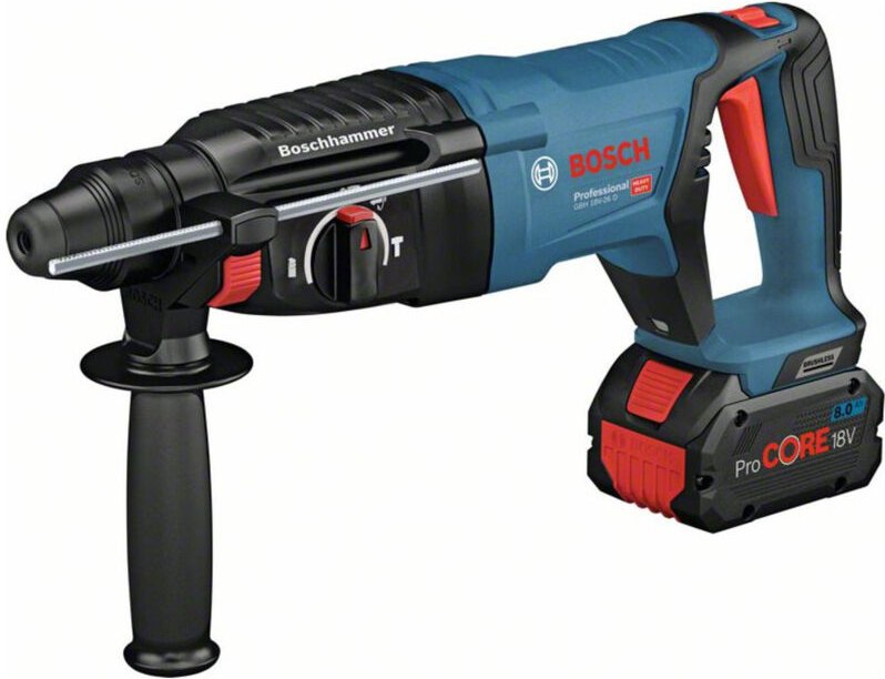 Bosch Akku-Bohrhammer gbh 18V-26 d mit SDS-Plus ohne Akku ohne Lader im Karton