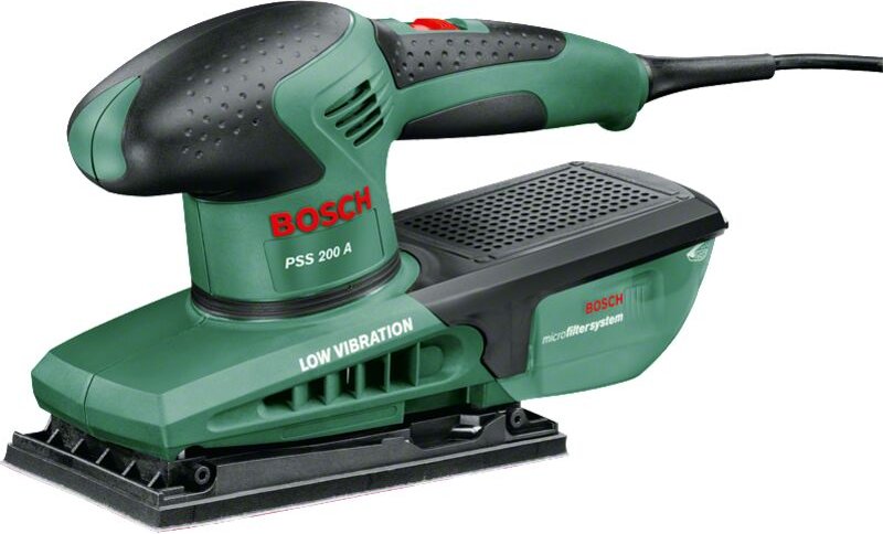 Schwingschleifer pss 200 a (200 Watt, 1 Schleifblatt, Schleiffläche: 167 cm²) - Bosch