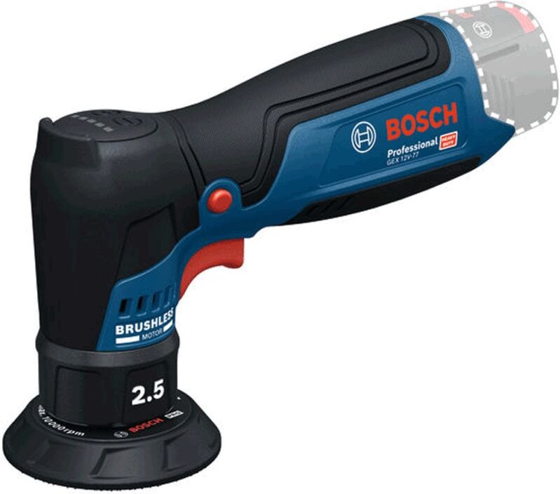 Bosch Akku-Exzenterschleifer gex 12V-77, Karton - Bosch Professional