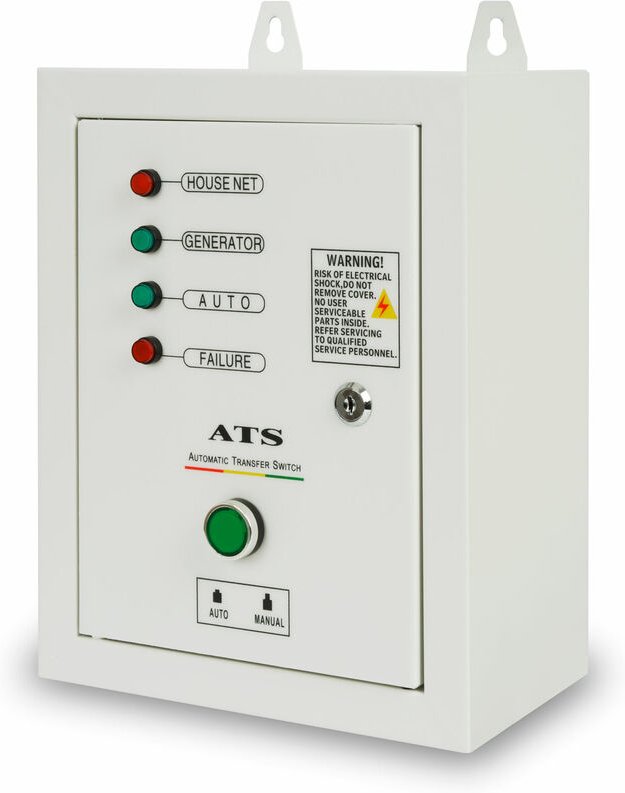Ats Notstromautomatik 3 Phasen bis 10kW, 400V Betriebsspannung, 1,5m ATS-Steuerkabel, automatischer Transferschalter Aut...