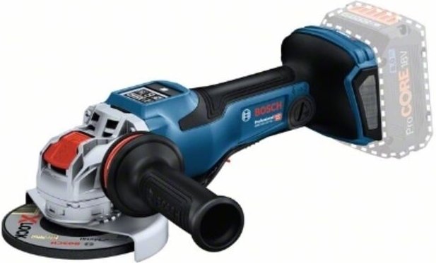 Bosch Akku-Winkelschleifer biturbo mit x-lock gwx 18V-15 psc, incl. Zubehör, im Karton - Bosch Professional