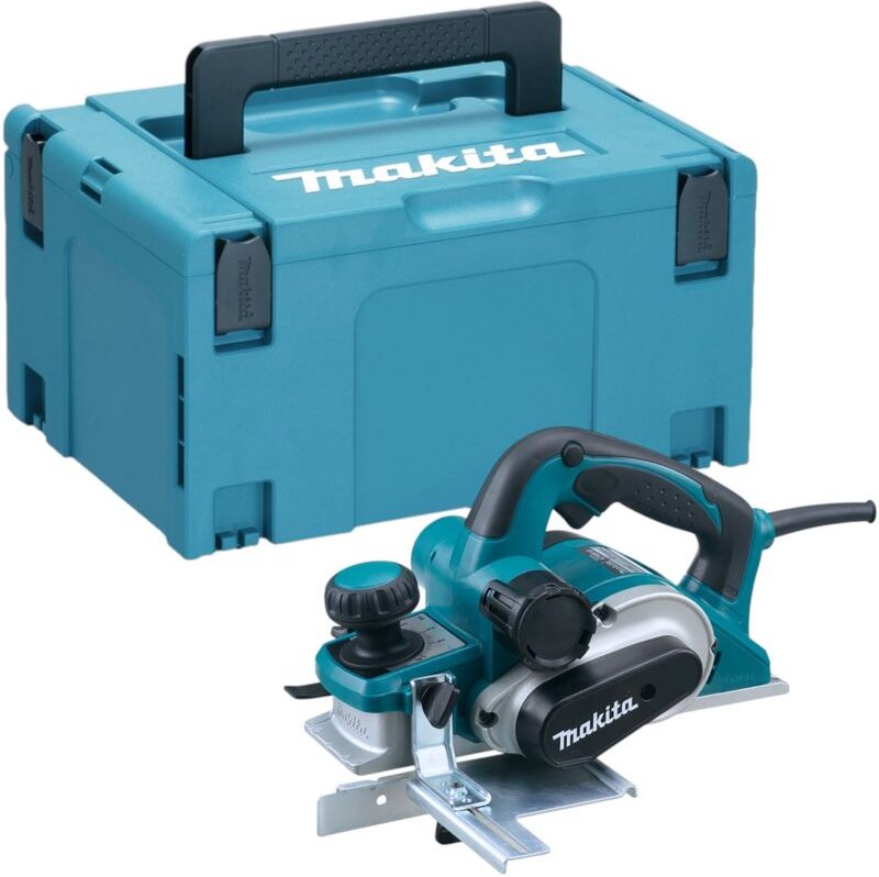 Kp 0810 j Falzhobel 850 Watt 82 mm Hobelbreite + Makpac - Makita
