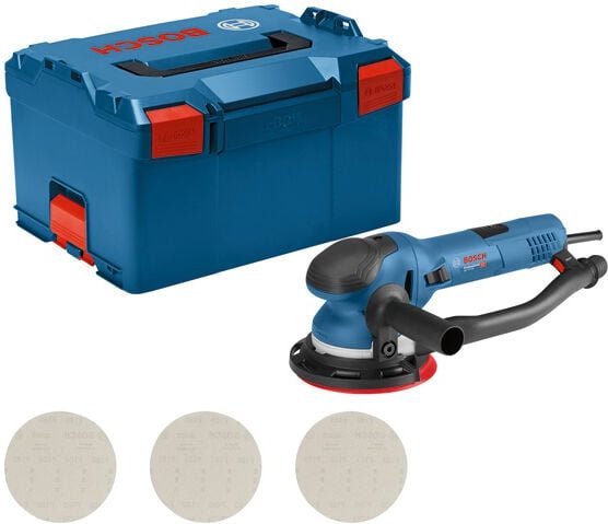 Bosch Exzenterschleifer get 75-150 inkl. Zubehör in L-Boxx Gr. 3