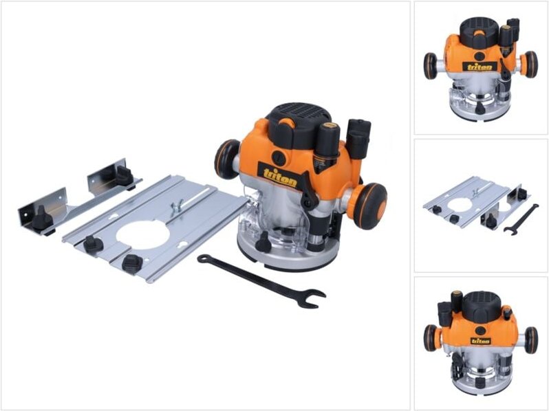 Triton - MOF001 Oberfräse 1400 w 59 mm Hub + Anschlag