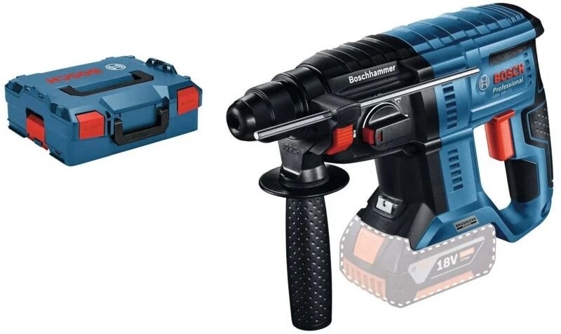 BOSCH PRO 18V SDS-Plus 2J Bohrhammer + L-BOXX Koffer GBH 18V-21 (ohne Akku)