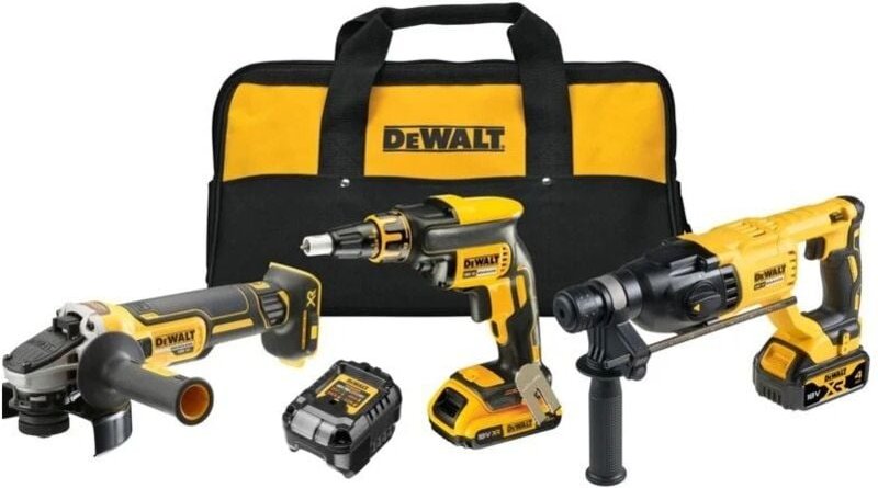 Dewalt - Akku-Kombopack DCK308DM, 18 Volt: DCF620, DCH133, DCG405, 1x 2,0/4,0 Ah und Ladegerät