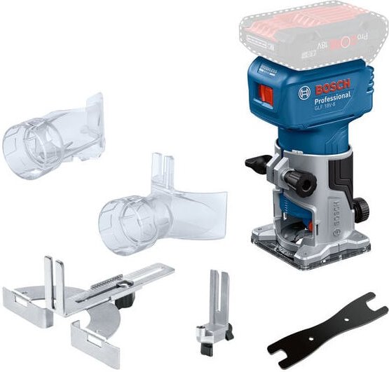 Thumbnail - Bosch Professional - Bosch Kantenfräse / Laminatfräse glf 18V-8 ohne Akku und Ladegerät im Karton
