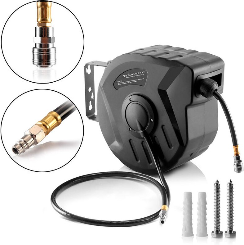 Stahlwerk - Druckluftschlauch DA-10 st, 5688, mit Automatik-Aufroller, 10 m