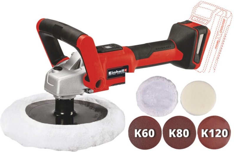 Thumbnail - Akku-Polier- /Schleifmaschine 2093320 ce-cp 18/180 Li E-Solo - Einhell