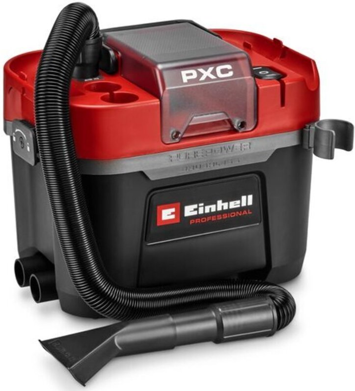 Einhell Professional Akku-Nass-Trockensauger TP-VC 18/10 Li BL L-Solo Power X-Change (18 V, Brushless, 10-L-Behälter, 2 ...