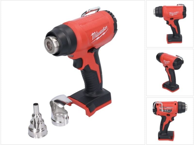 Milwaukee M18 BHG-0 Akku Heißluftgebläse 18 V 470 °C Solo ( 4933459771 ) - ohne Akku, ohne Ladegerät