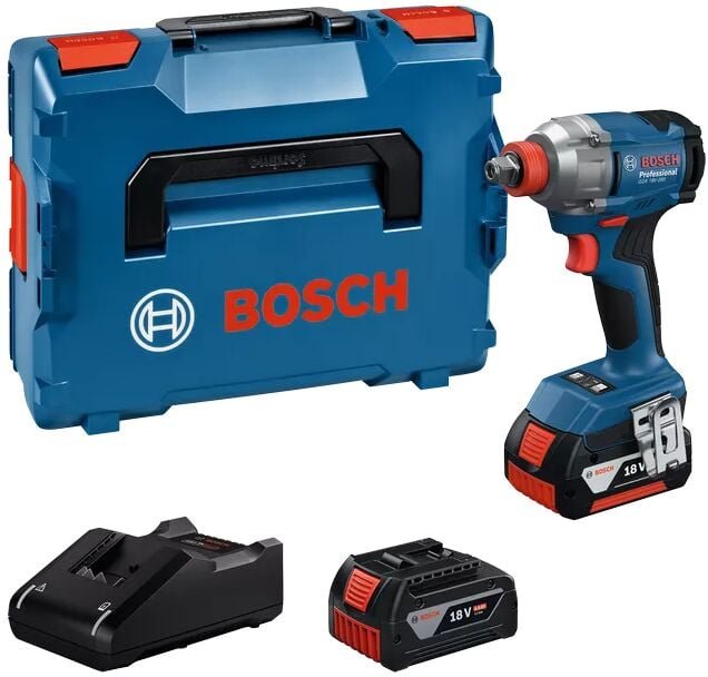 Bosch Professional GDX 18V-285 (L) Akku-Drehschlagschrauber (2x4,0Ah) (06019N2102)