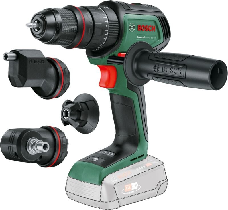 Thumbnail - Diy Akku-Schlagbohrmaschine AdvancedImpact 18V-80 bt + (06039E2103) - Bosch