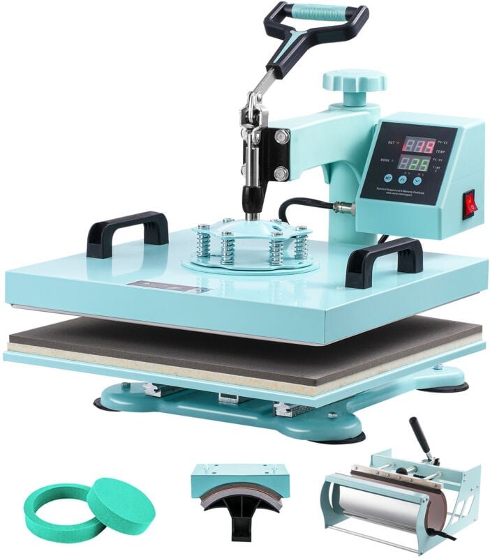 Mophorn 15x15 Zoll 5-in-1-Heißpressmaschine – Entfesseln Sie Ihr kreatives Potenzial mit Präzision und Sicherheit