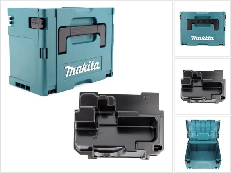 Makita - makpac 3 Systemkoffer + Einlage für bss / dss 610