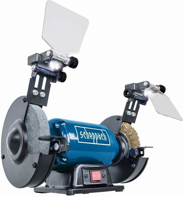 Scheppach - Doppelschleifer SM150LB 150mm Bürstenmaschine Schleifbock 400Watt 230V