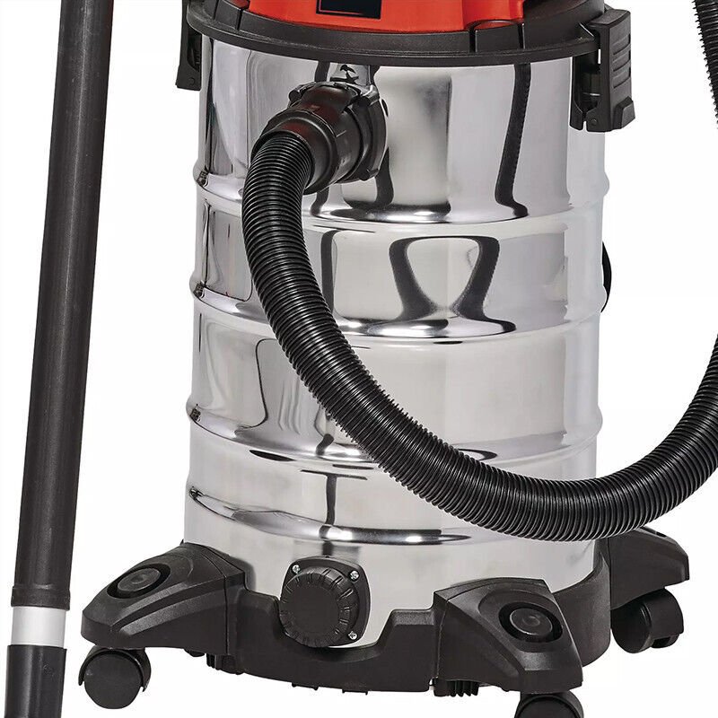 Nass-Trockensauger tc-vc 1930 s (1.500 Watt, rostfreier Edelstahlbehälter 30 l, Blasanschluss, inkl. Plastiksaugschlauch...