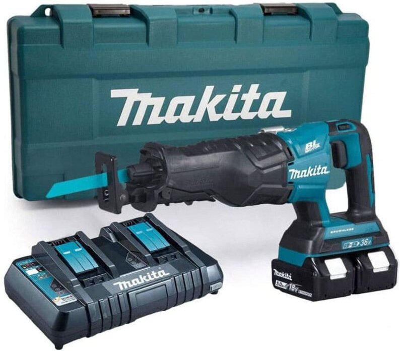 Makita - Säbelsäge 36V lxt (2x5,0 Ah) in Kunststoffkoffer DJR360ZK