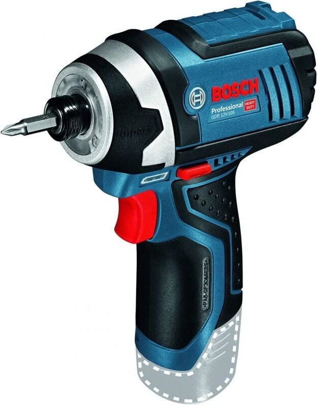 Bosch Professional - Bosch Akku-Drehschlagschrauber gdr 12V-105, Solo Version, l-boxx