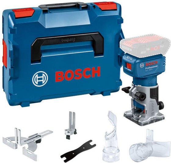 Bosch Professional - Bosch Kantenfräse / Laminatfräse glf 18V-8 ohne Akku und Ladegerät in l-boxx 136