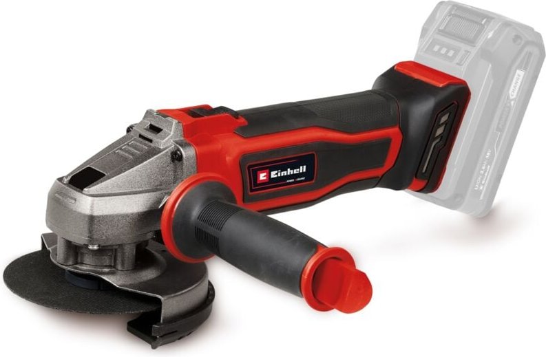 Einhell Akku-Winkelschleifer TE-AG 18/125-2 Li - Solo Power X-Change (18 V, 125 mm Scheiben-Ø, 33 mm Schnitttiefe, Softs...