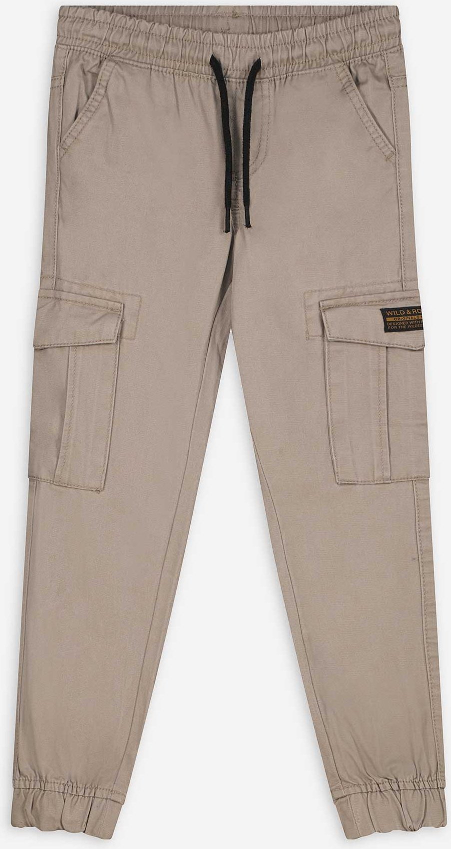 Jogpants - Kordel - hellbraun