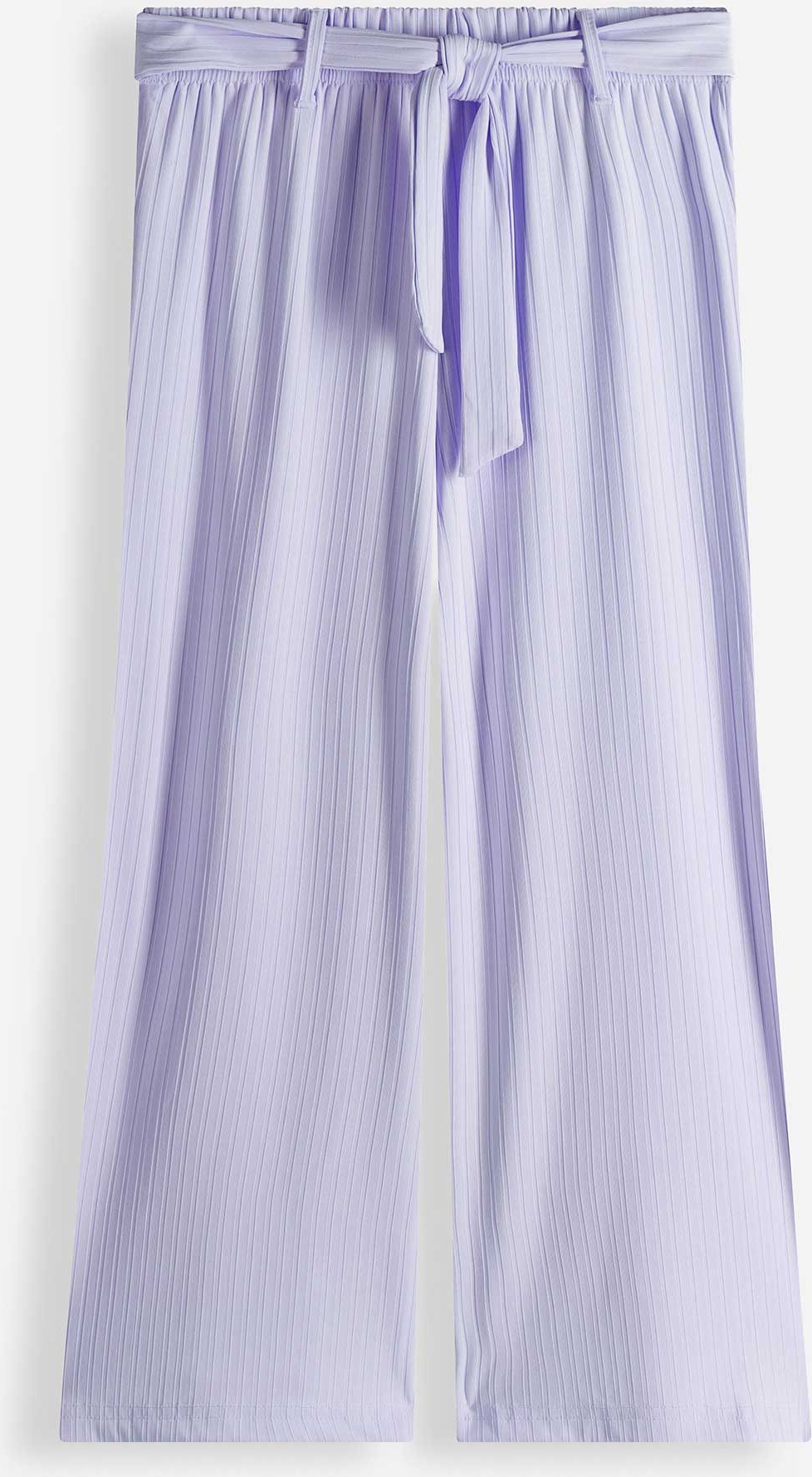 Culotte - Bindegürtel - lila