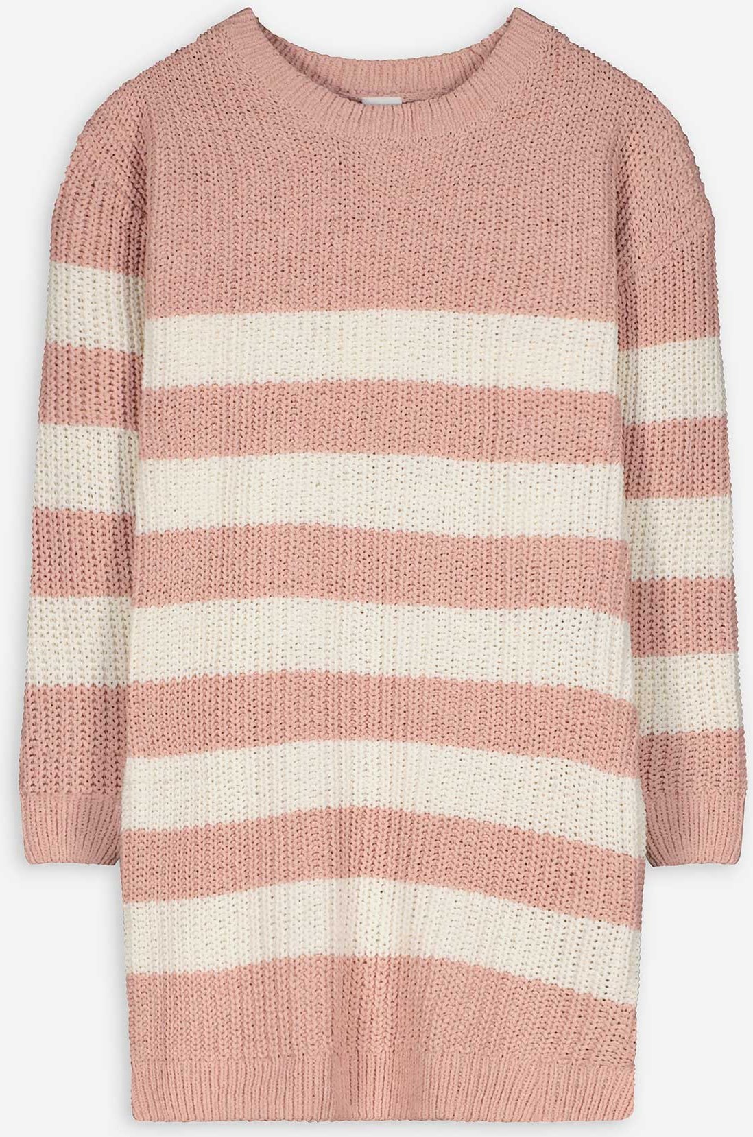 Thumbnail - Longpullover - Streifen - rosa