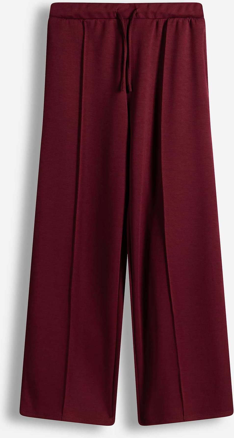 Hose - einfarbig - dunkelrot