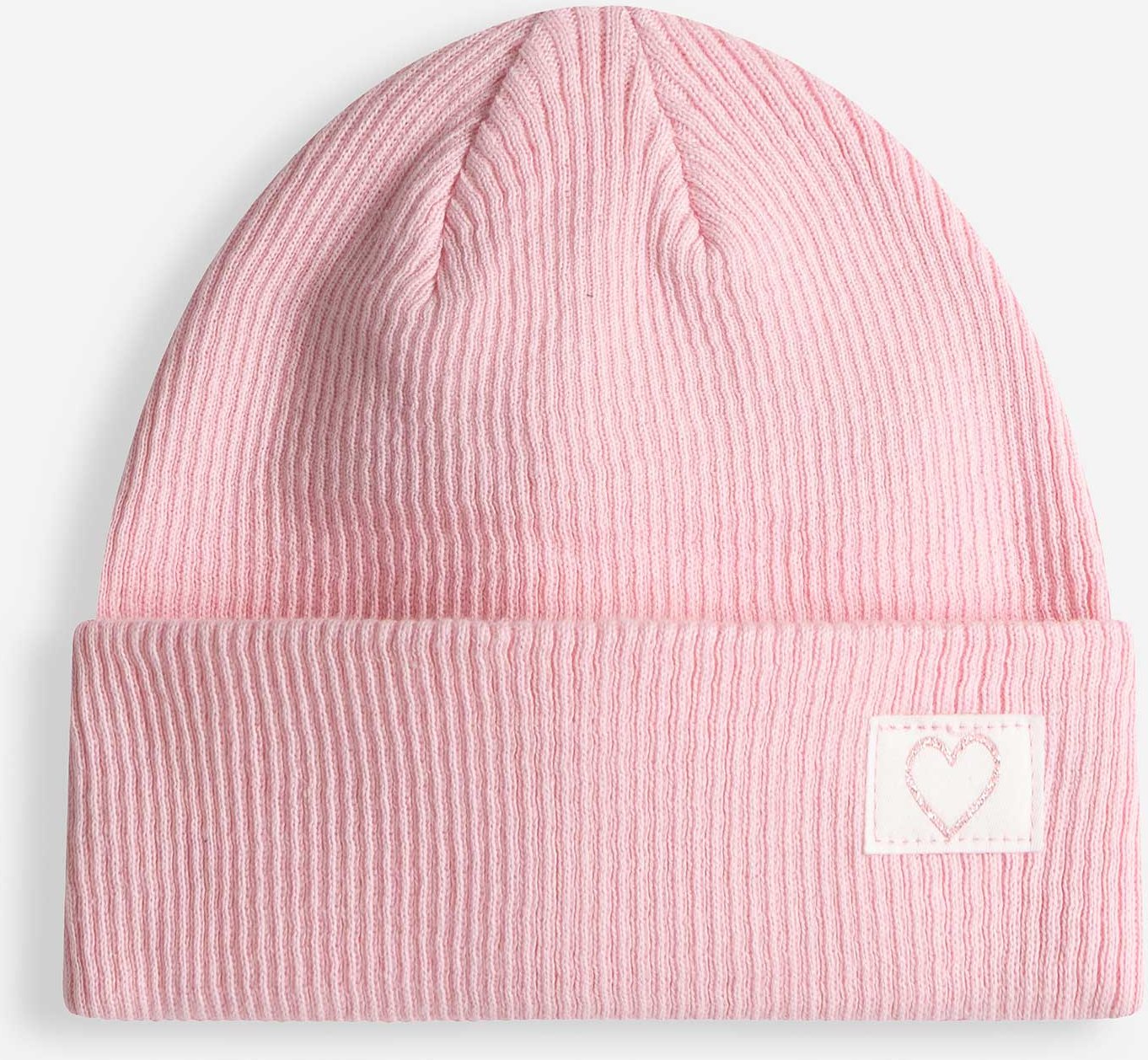 Mütze - Gerippt - rosa