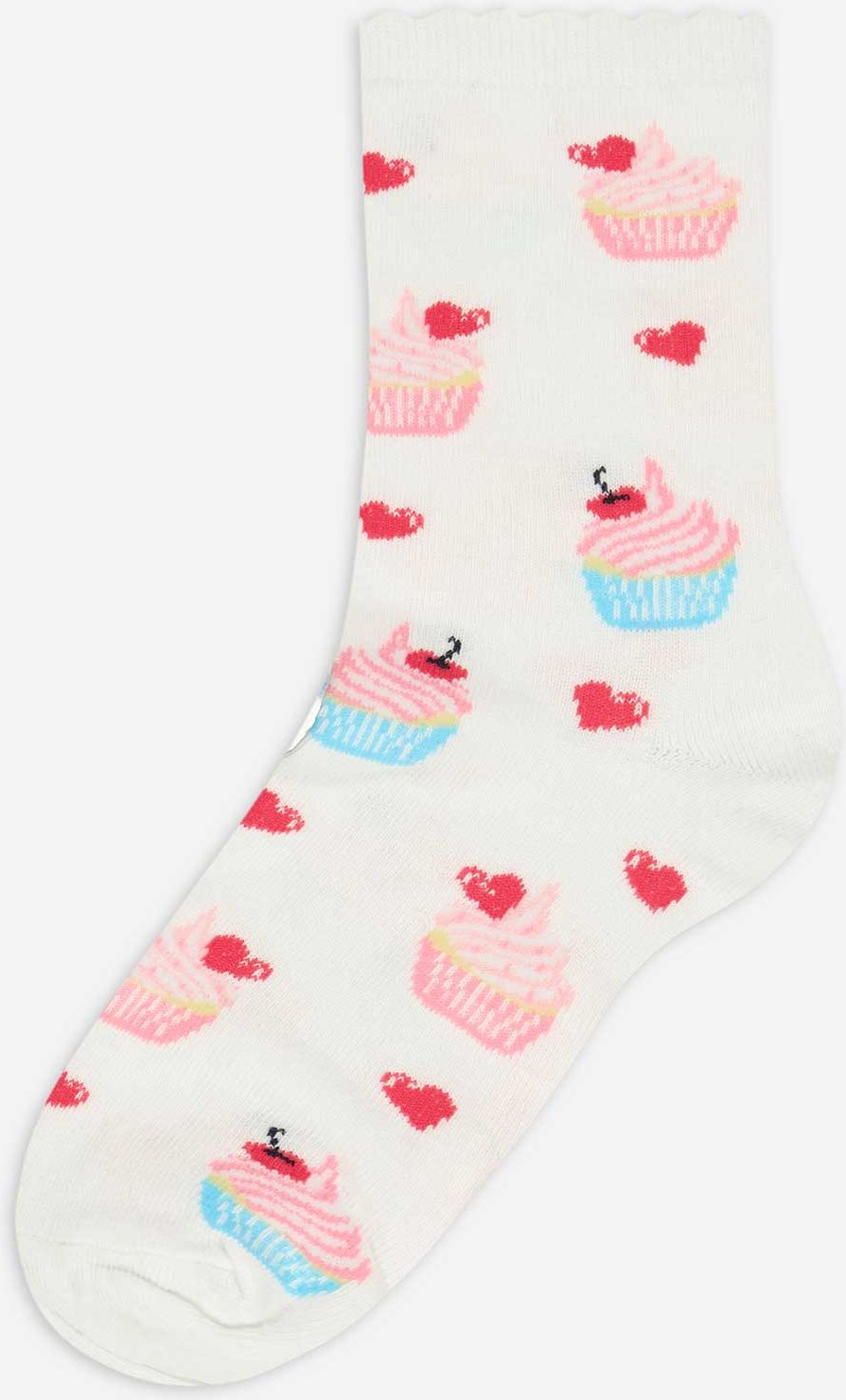 Thumbnail - Socken - Allover-Muster - weiß