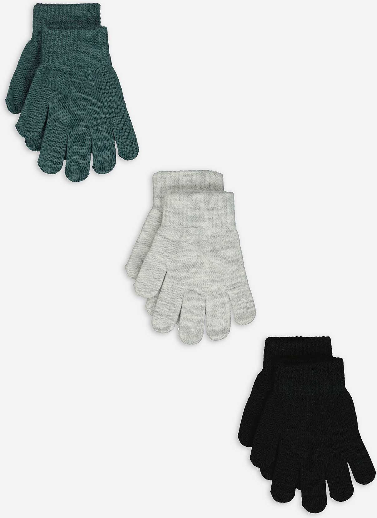 Handschuhe - 3er-Set - türkis
