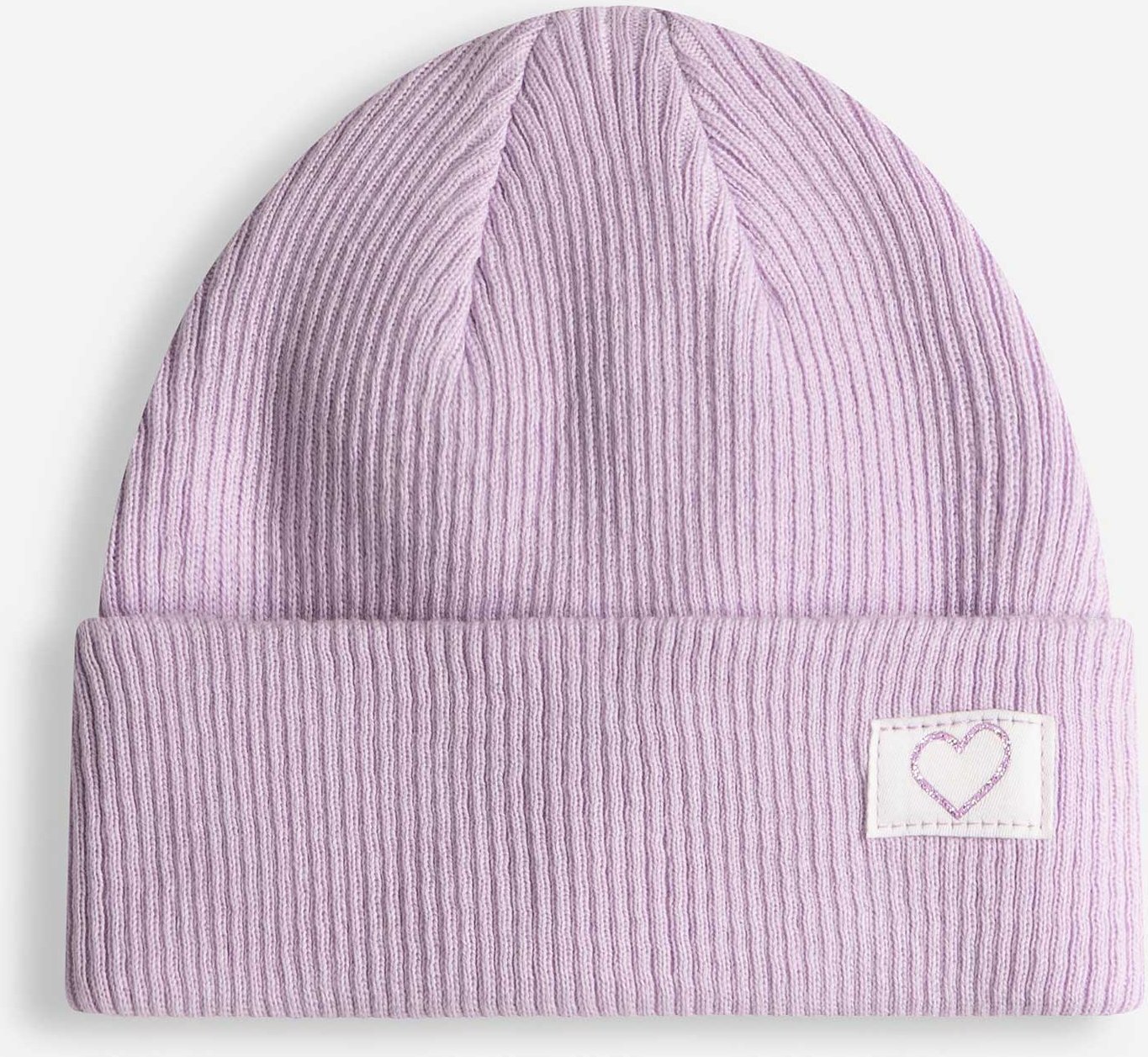 Mütze - Gerippt - lila
