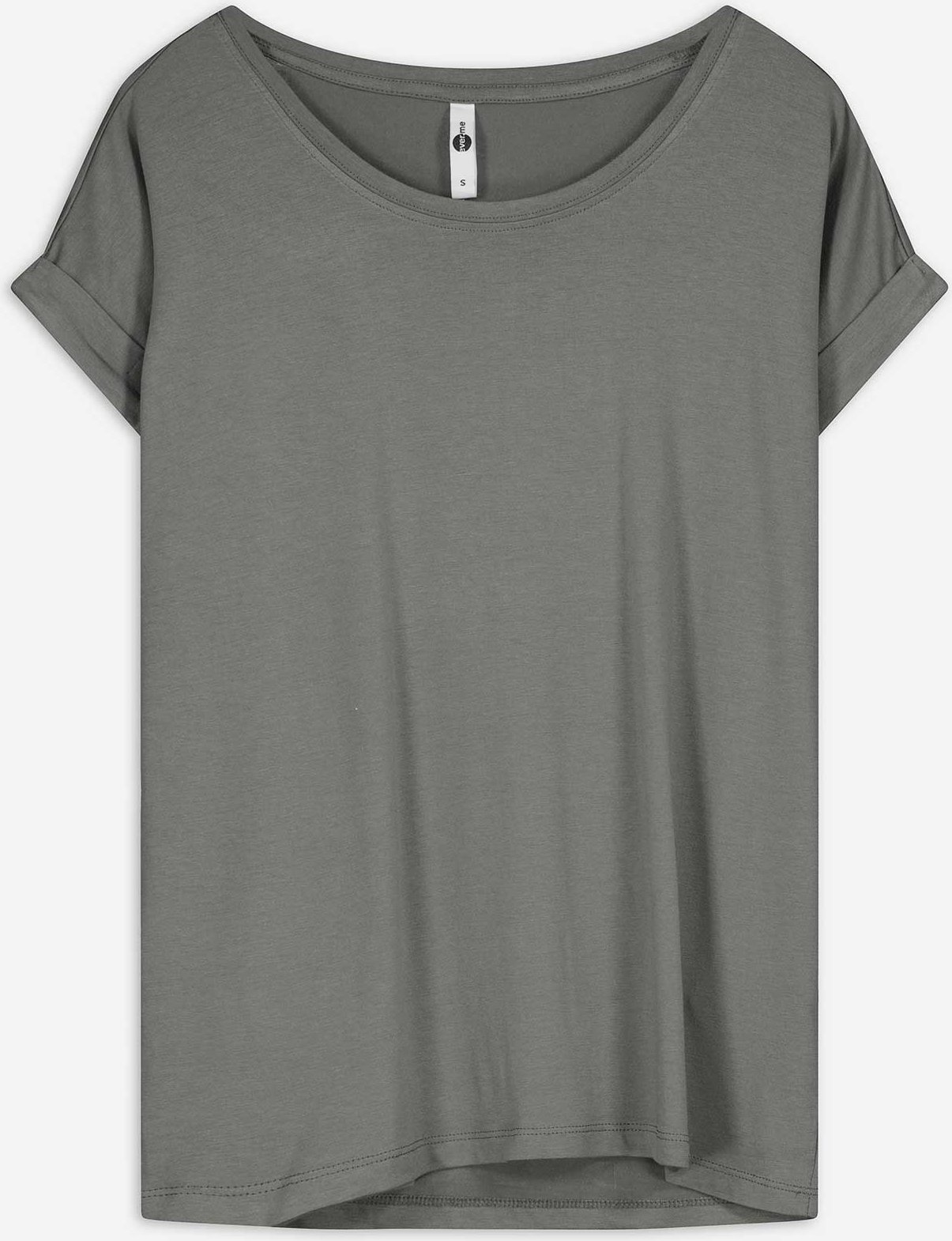 T-Shirt - Viskose-Mix - grün