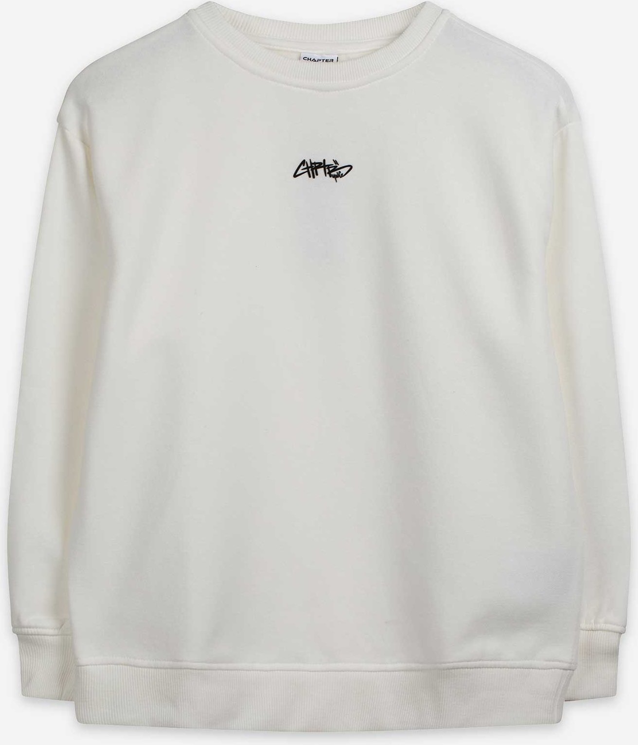 Sweatshirt - Oversized Fit - weiß