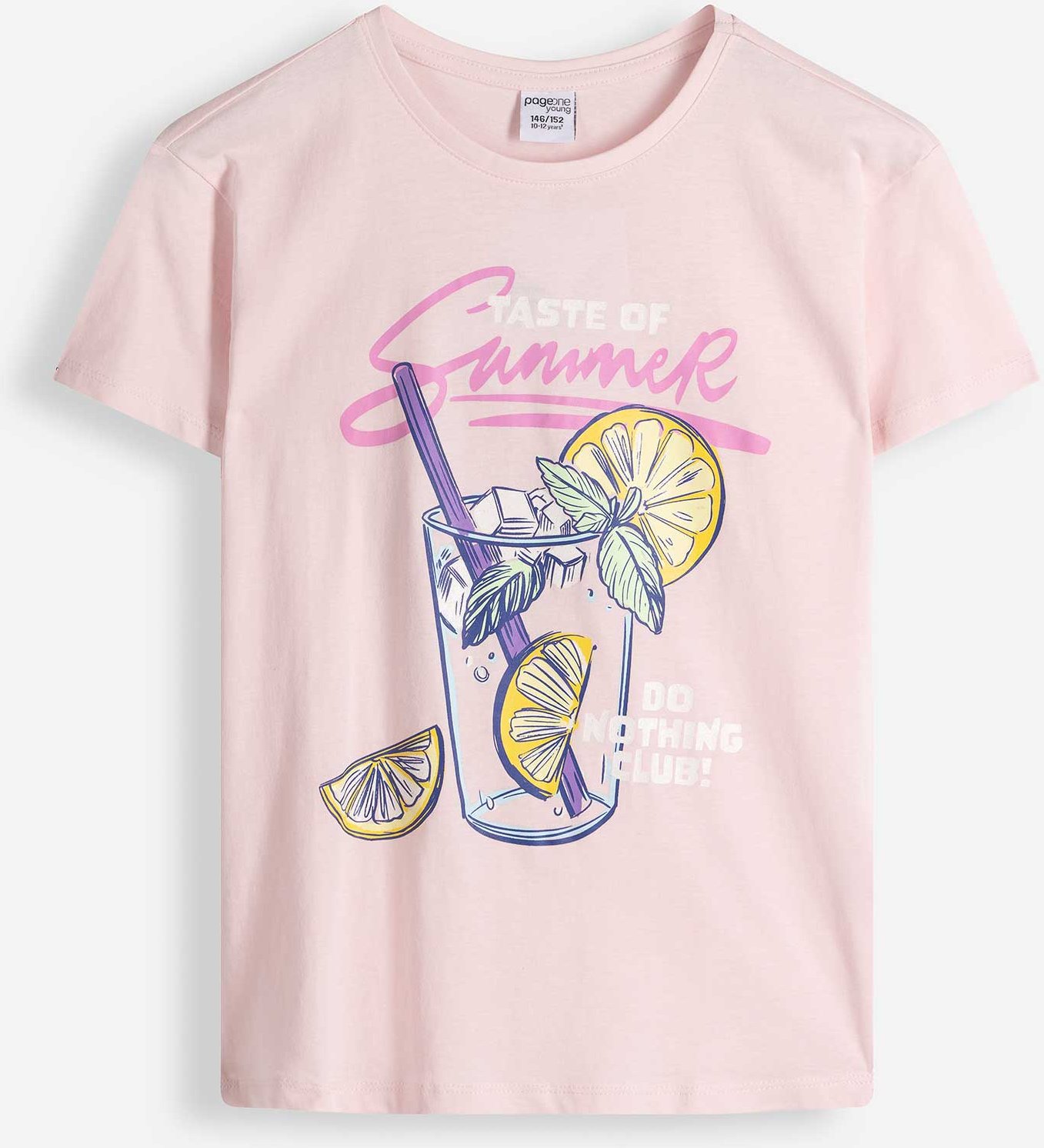 T-Shirt - Frontprint - rosa