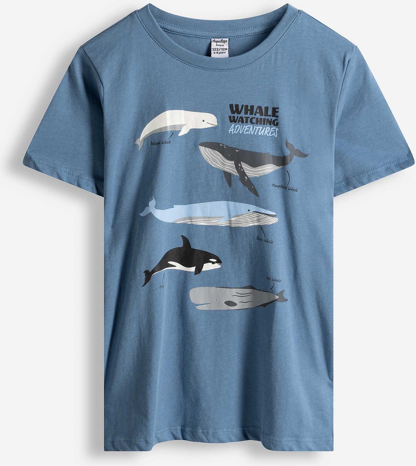 T-Shirt - Frontprint - blau