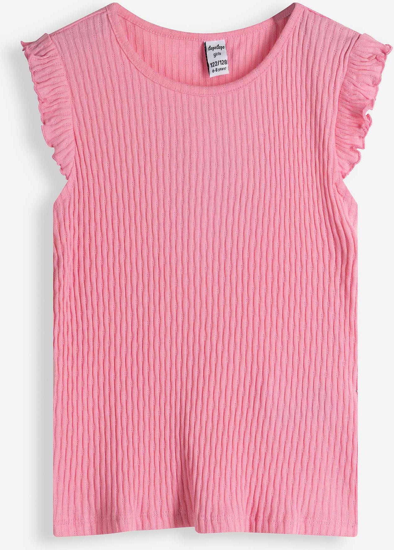 Shirt - Gerippt - pink