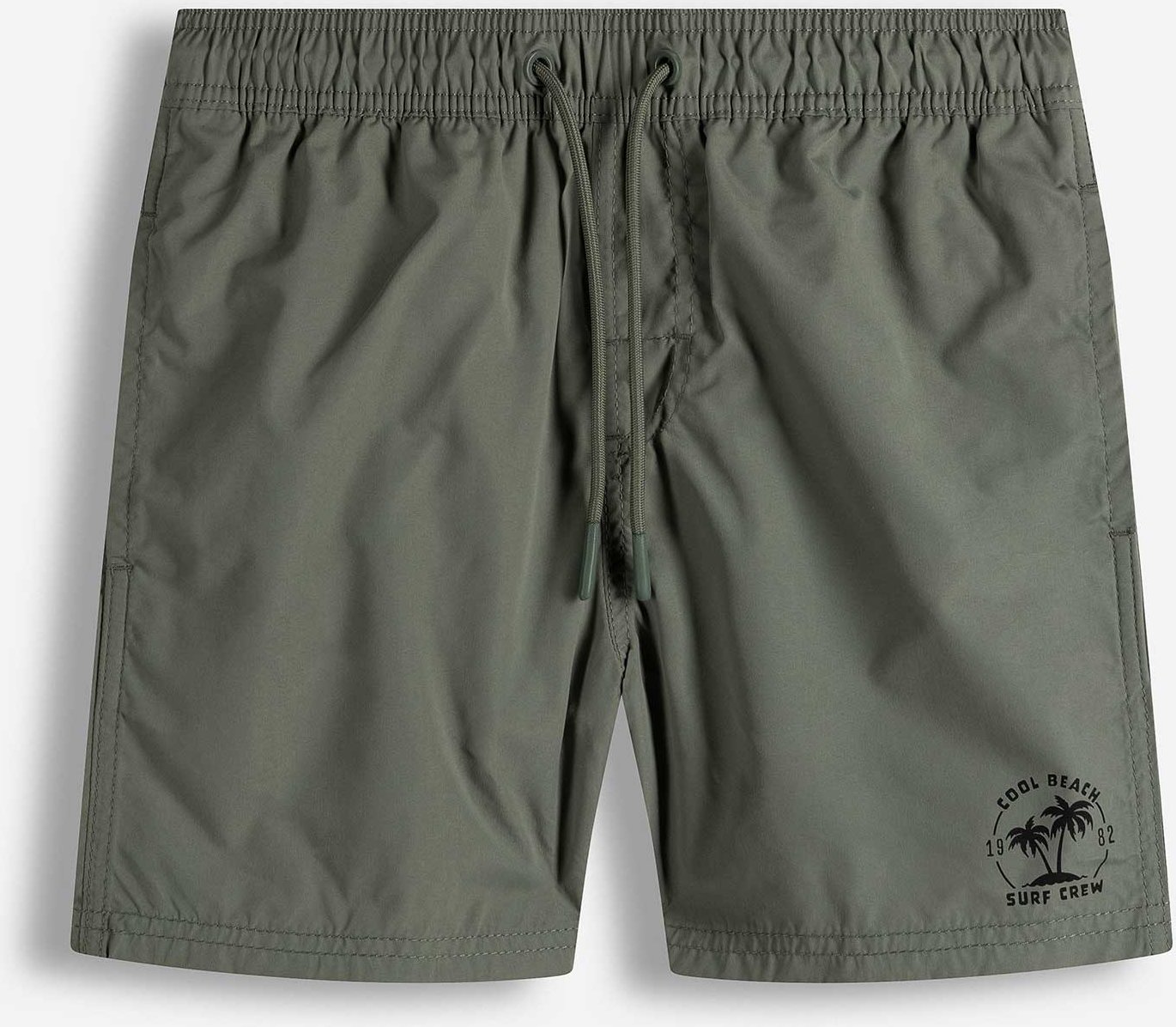 Thumbnail - Badehose - einfarbig - dunkelgrün