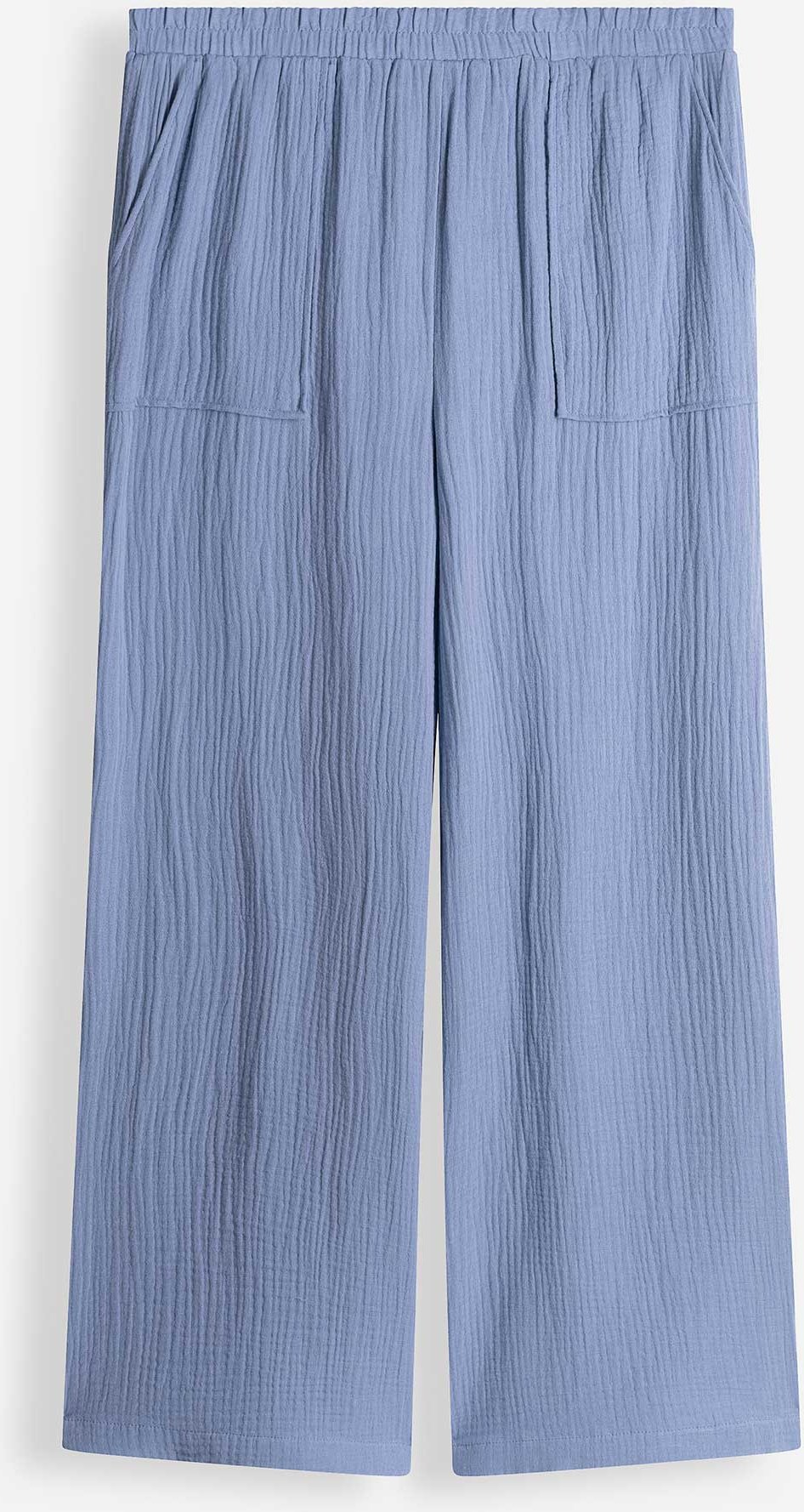 Palazzo - Musselin - blau