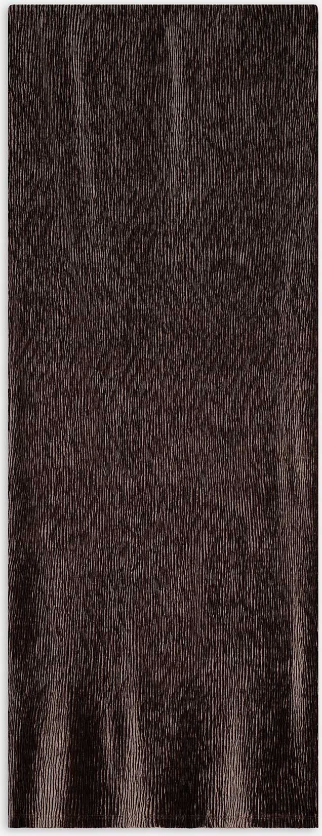 Rock in A-Linie - Samt - dunkelbraun